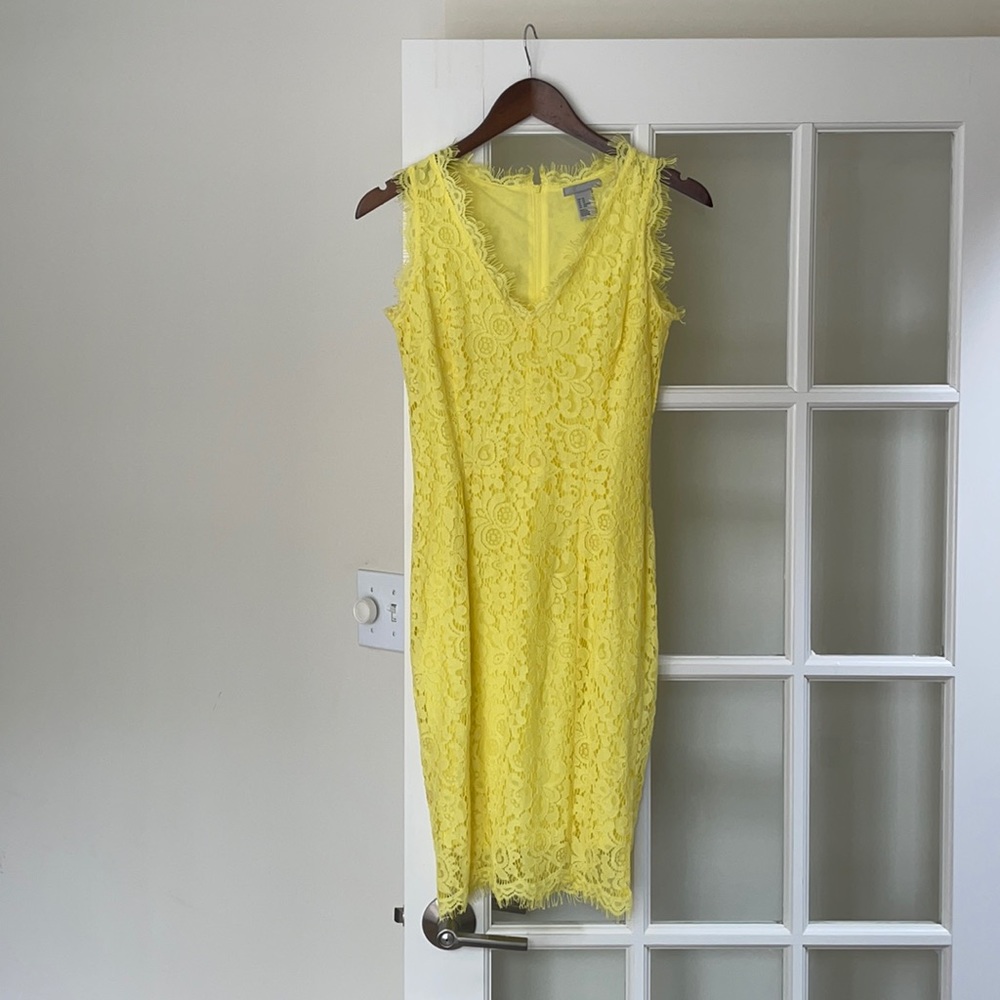 Yellow Lace H&M Dress